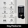 GEENI LockConnect Deadbolt Smart Bluetooth Door Lock, Black (GN-WA015-101)~#|#~C5ED51A3-4CF8-4DE1-B00C581A32CBB619_sc7