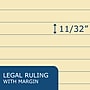 Roaring Spring Paper Products Recycled Legal Pad, 8.5" x 11.75", 40 Sheets/Pad, Canary (74712)~#|#~C5ED606E-57E8-4E7E-98F4183D10E8FEA0_sc7