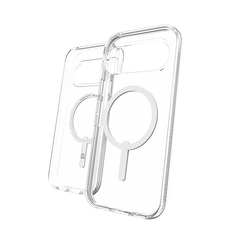 Zagg Crystal Palace Snap Phone Case for Google Pixel 10/10 Pro, Shock Absorbing, Clear (702318426) image 1