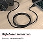 Staples TECH 6 ft. USB-A to Micro USB Type B Cable, Male to Male, Black (ST62441)~#|#~C5F80EE8-F9B7-427F-A59BB9A4998B7C9A_sc7