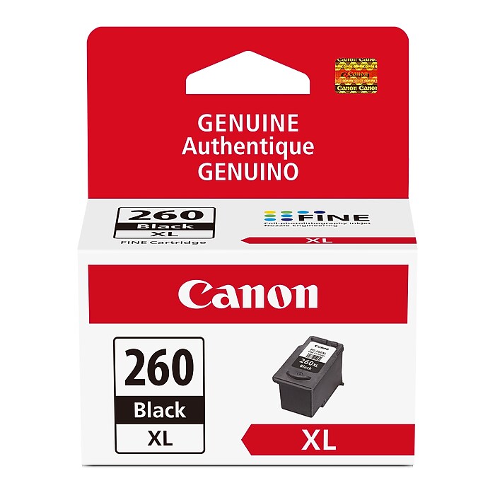 Canon PG-260 XL Black High Yield Ink Cartridge (3706C001) | Staples
