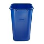 Coastwide Professional™ Plastic Indoor Recycling Container Without Lid, Blue Soft Molded Plastic, 7 Gallon (CW56432)~#|#~C5FA86D6-0C3D-4919-B8EA97674EB8AC7E_sc7