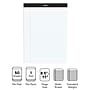 Staples Notepad, 8.5" x 11", Wide, White, 50 Sheets/Pad (20499)~#|#~C5FAD048-9B7C-4AA9-8F8E4ABCD453DB7A_sc7