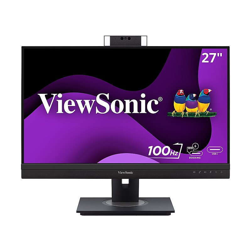 ViewSonic 27" 100 Hz LCD QHD Business Monitor, Black (VG2757V-2K) image 1
