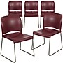 Flash Furniture HERCULES Series Plastic Contoured Stacking Chair, Burgundy, 5/Pack (5RUT238ABY)~#|#~C5FEC426-E494-4A61-9CD5553125AF8DAA_sc7