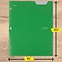 Five Star Stay Put  3-Hole Punched 2 Pocket Plastic Folder, Retro Green (333420E-ECM26)~#|#~C5FFF3D0-D353-46E1-A33056631CB8725B_sc7