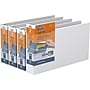 Davis Group QuickFit Heavy Duty 2" 3-Ring Standard Binders, White, 4/Pack (95030L-04)~#|#~C600472B-9237-4B10-8CE3693BA17415B9_sc7