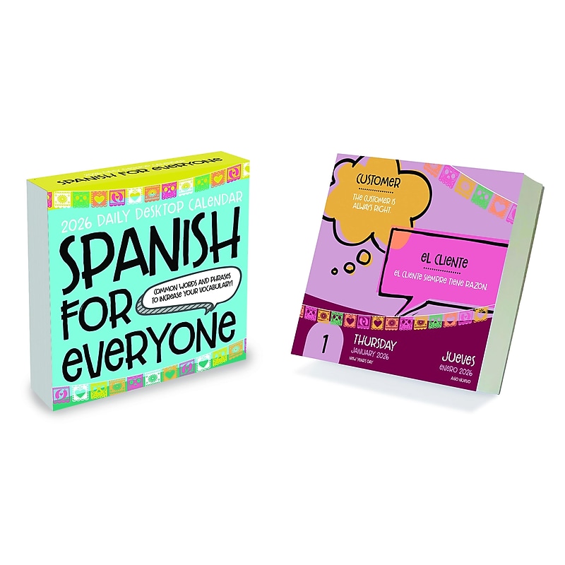 2026 TF Publishing 5.25" x 5.25" Daily Day-to-Day Calendar, (26-3020) image 1