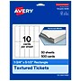 Avery Rectangle Integrated Cards, Matte White, 500/Pack (19479399873)~#|#~C608D99B-4EFF-420D-ACC21171CCDB449C_sc7