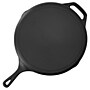 MegaChef Cast Iron 12" Skillet with Lid (935121255M)~#|#~C6100B31-2901-41A0-ACC4FD08341D9155_sc7