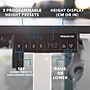 Mount-It! Large 63"W Electric Corner Adjustable Standing Desk, Black/White (MI-15016)~#|#~C612E42B-4714-435B-A8A256B59FCC2E3F_sc7