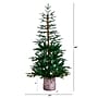 Nearly Natural 5' Artificial Woodland Fir Christmas Tree in Decorative Planter (T4796)~#|#~C614045C-EFEF-49A6-B3B9399C095A3CBE_sc7