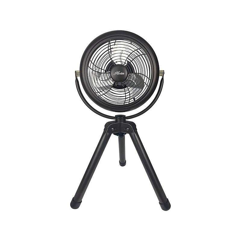 Hunter Retro 8" Table Fan, 3-Speed, Oil-Rubbed Bronze (90626-ORB) image 1