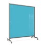 Ghent EZ Glass Mobile Dry-Erase Whiteboard, Aluminum Frame, 75"H x 62"W, Blue (EZ1NA7562BE)~#|#~C61E7CA1-F7BC-442D-9F0795FDDB9D5E37_sc7