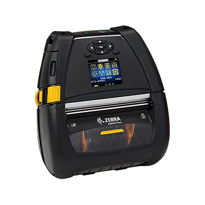 Zebra ZQ630 Plus Rechargeable RFID Mobile Thermal Printer, Black
