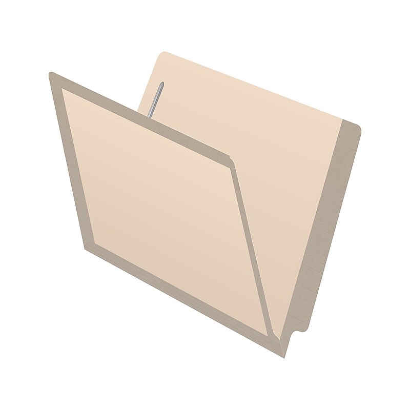 Medical Arts Press Reinforced End Tab File Folder, Straight-Cut, Letter Size, Manila/Gray, 50/Box (S-09473-GRY) image 1