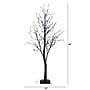 Nearly Natural 4' Pre-Lit Halloween Deluxe Black Twig Artificial Fall Tree with 81 Orange and Purple LED Lights (T4757)~#|#~9C4E79C6-612F-4F44-A1CB1EC20AEDE88C_sc7