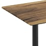 Flash Furniture TopGuard 48" x 30" Rectangular Wood Dining Table with X-Base, Natural/Black Base (ST3048NATT2230)~#|#~C628F513-49A1-40B7-8EFE841244885769_sc7