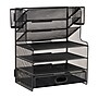 Mind Reader Metal Mesh Desk Organizer, Black (MSUP7C-BLK)~#|#~C62C0740-CAD2-4973-8B2B56308D7E0B58_sc7
