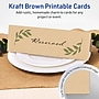 Avery Integrated Cards, 3.5" x 11", Matte Kraft Brown, 10/Pack (95339)~#|#~C62FDA68-CAF0-4138-9B1E271059B89FB6_sc7