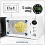 Nostalgia 0.7 Cubic Foot Countertop Microwave, White (NRMO7WH6A)~#|#~C634362C-3FE5-47A3-AF5293FE278E3B80_sc7