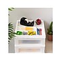 Iris 6-Drawer Standalone Cart, White/Translucent White (585008)~#|#~C635A85B-87CC-4F5A-8D02DD8301855E0F_sc7