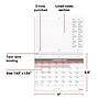 2027 Staples 11" x 8.5" Monthly Wall Calendar, White/Red/Gray (ST53915-27)~#|#~C6362EC0-C452-417C-97874E05924C3318_sc7