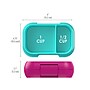 bentgo Kids Snack Container, Fuchsia/Teal, 12 oz. (BGKDSNK-F)~#|#~C63B219B-DF7B-4298-BB25388EB35A9F61_sc7