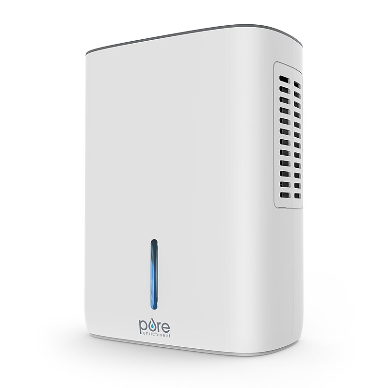 Pure Enrichment PureDry Deluxe Portable Dehumidifier, 2-Speed, White (PEDEHLRG) image 1
