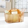 mDesign 4-Section Plastic Desktop Caddy Organizer with Handle, Plastic, Sand (26053)~#|#~C640BFED-0B1B-4482-8D8DC95CFCDE6FF0_sc7