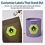Avery Printable Decorative Edge Multipurpose Labels, 2-1/2" x 2-57/64", Bright Green, 60/Pack (94121)~#|#~C6428F0B-CEF4-4EAF-99B5B5238BB224F0_sc7