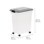 Iris 55 Quart Storage Container with Lid, Plastic, Gray (301048)~#|#~C6444594-274E-47CB-A763888C0AE983C9_sc7