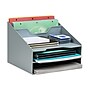 Mind Reader 5-Compartment Plastic Desk Tray, Gray (ANCHBOX5-GRY)~#|#~C6467FF5-EB8B-4FE3-9C2476D9A46D7FA6_sc7