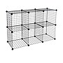 Mount-It! 28" x 42" 6-Cube Storage Organizer, Black (WI-4012)~#|#~C646EAE2-B553-4511-AC44215407A122B7_sc7