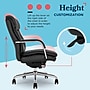 La-Z-Boy Sonata Ergonomic Bonded Leather Swivel Executive Chair, Black and Chrome (CCHR10014D)~#|#~C64B119B-37B6-45F1-9E6B177511B6788C_sc7