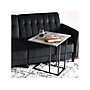 Household Essentials Jamestown 12"W x 19"D Laminate Side Table, Rustic Slate Concrete/Black (8249-1)~#|#~C64BD533-3C83-4CFA-A2B622430348DFD0_sc7