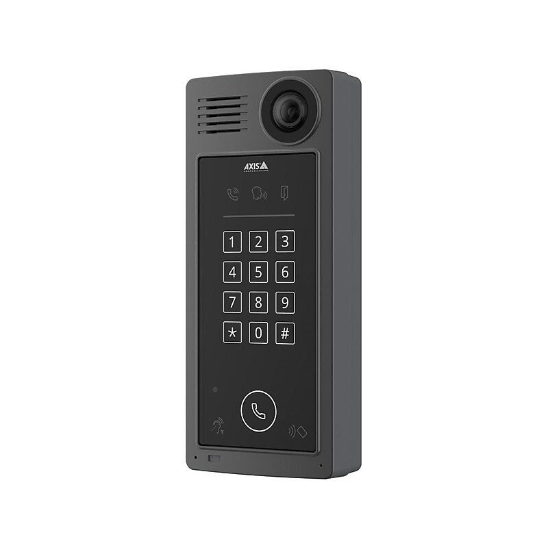 Axis Mk II Outdoor Network Video Door Station, Black (02026-001) image 1