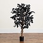 Nearly Natural Artificial Halloween Black Ficus Tree, 3' (T5134)~#|#~C6595E26-F0A0-4D23-A016EC22C73903B3_sc7