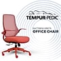 Tempur-Pedic Stratus Ergonomic Mesh/Fabric Swivel Executive Chair, Ruby (TP-STRATUS-RUBY)~#|#~C66218B9-FD03-4322-B151F8A27159F105_sc7