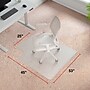 Staples Office Chair Mat, Clear Floor Mats with Lip, Low-Pile Carpets, Extended Under-Desk Coverage, 53 x 45 Inch, Smooth Glide~#|#~C668BF37-A22C-42B3-B0A31D2DA97A4F2C_sc7