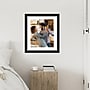 Amanti Art Eva 16" x 20" Picture Frame, Matte Black/Silver (A42677345622)~#|#~C6699646-3B54-474E-BAAD557121A480A5_sc7