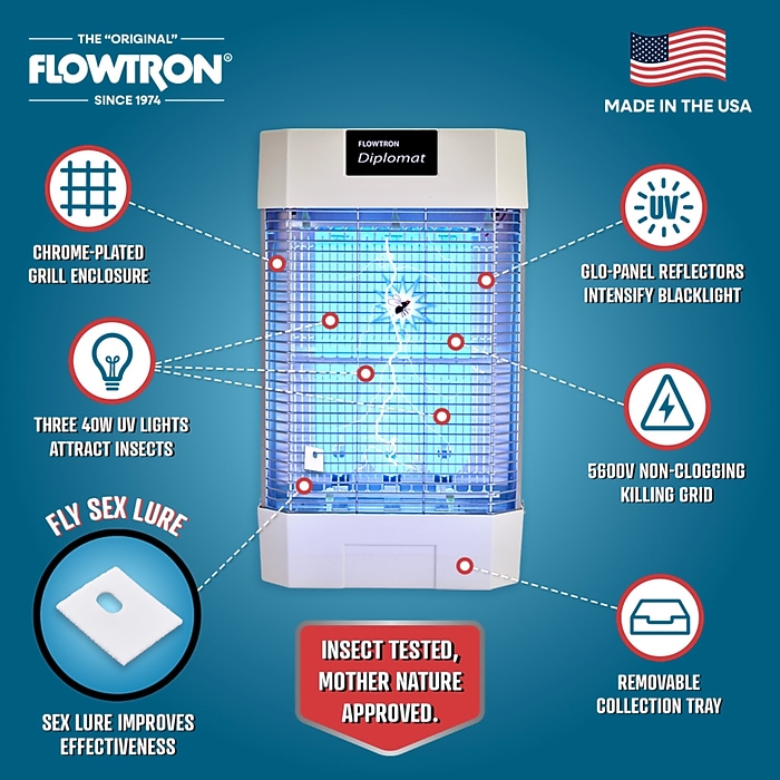 Flowtron Diplomat Bug Zapper for Multiple Insects | Staples