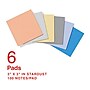 Staples Ultra Sticky Notes, 3" x 3", Stardust Collection, 100 Sheets/Pad, 6 Pads/Pack (ST62883)~#|#~C66BE1E5-DED1-4458-999C47BF84641890_sc7