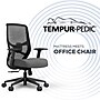 Tempur-Pedic ProTask Mesh/Fabric Swivel Executive Task Chair, Grey (TP-PROTASK-GRY)~#|#~C66E2659-319F-4138-84B7349AB8AEE724_sc7