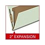 Medical Arts Press Pressboard Classification Folder, 1 Divider, 2" Expansion, Legal Size, Pale Green, 10/Box (DV-T52-14-3PGN)~#|#~C6730AC7-1B0C-44B0-9E850214D63226C9_sc7