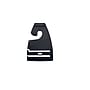 Nahanco 2 7/8" Tie Hanger, Black, 100/Pack (TC100)~#|#~C673FF54-907D-4851-BAF6ECD9388C6075_sc7