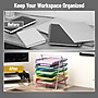 Mind Reader 5-Compartment Metal Desk Tray, Multicolored (5TPAPER-ASST)~#|#~C675075E-99C2-4B06-93C5A83165AD6F28_sc7