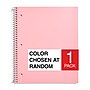 Pep Rally 1-Subject Notebook, 8" x 10.5", Wide Ruled, 70 Sheets, Color chosen at random (58553M)~#|#~C67B80FC-578F-45DC-A536423E8135C31A_sc7