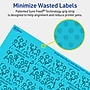 Avery Printable Square Multipurpose Labels, 2-1/8" x 2-1/8", Bright Blue, 240/Pack (94105)~#|#~C67BB6FD-DD64-4643-B7A46B4CC5A349E0_sc7