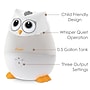 Crane Baby Mini-Adorable Snow Owl Ultrasonic Cool Mist Tower Humidifier 0.5-Gallon, 500 sq. ft., White (EE-8259W)~#|#~C67E2599-1D5A-4C83-970E484B689B12A6_sc7